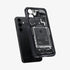 ACS07294 - Galaxy S24 Ultra Case Ultra Hybrid Zero One in Zero One White showing the back